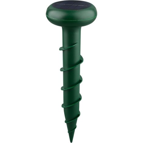 1 répulsif à rongeurs, solaire, avec fixation par vis, couverture 15 m², fréquence variable, sans danger pour animaux domestiques (1/5)
