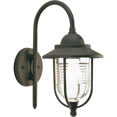 APPLIQUE 'PORTO' 60 W - cm 35 x 18 x 27 ruggine  - SOVIL