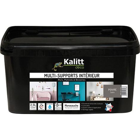 Kalitt Multi-Unterstützungen Satin Pfeffer 2,5 l - Kalitt Deco
