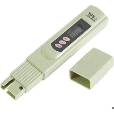 Testeur numérique qualité de l'eau - OKZ - LCD TDS-3 - Mesure TDS 0-9990 ppm - Précision 1 ppm - Température 31-200°F (1/4)