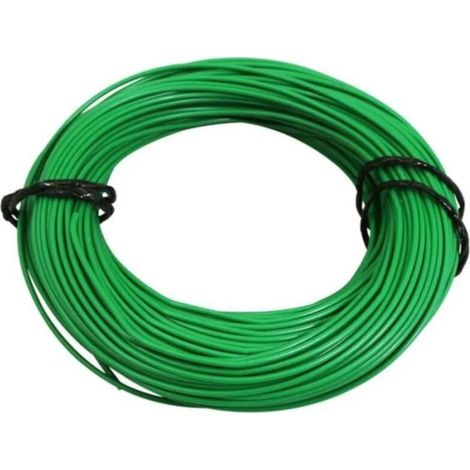 – Fil électrique souple 1mm² cuivre vert – Longueur 5 mètres – Câble flexible pour installations électriques – Résistance à l'usure
