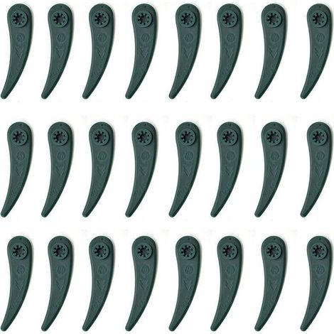 Packung mit 24 Ersatzklingen aus Kunststoff für Bosch Durablade Art 23-18 LI und Art 26-18 LI Rasentrimmer (1/5)