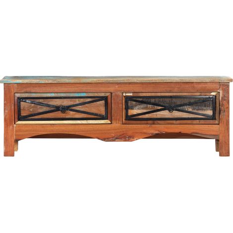 Maison Exclusive - TV-Schrank 120x30x40 cm Altholz Massiv