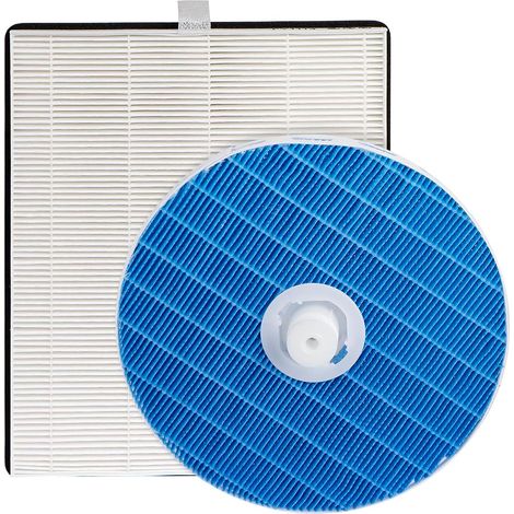 Filtro de repuesto para purificador de aire Philips HU5930/HU5931, compatible con humidificador. Incluye 1 filtro HEPA y 1 filtro de carbón activado. (1/5)