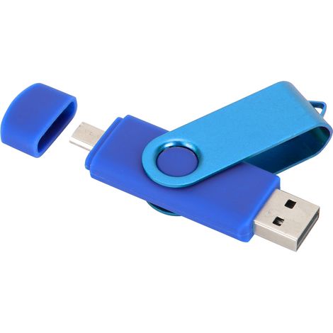 Clé USB OTG CW10040 bleue 64 Go