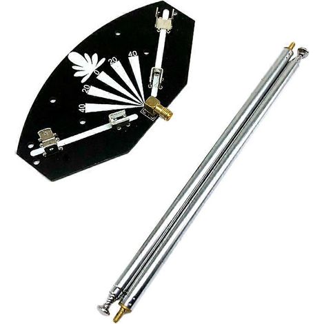 Antenne FM à gain élevé, antenne cornet monobloc moulée avec carte d'antenne pour vidéo, TV et audio domestiques (1/5)