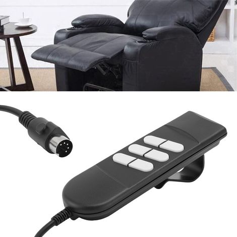 Télécommande Pour Fauteuil Relax Électrique Avec 6 Boutons, 5 Pins, Double Motorisation, ABS (1/5)