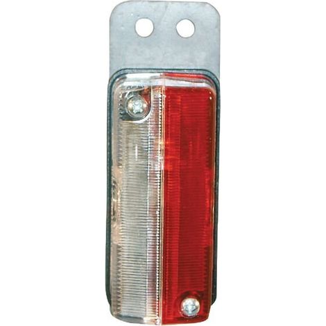 Luce di posizione 5W rettangolare 12/24V rossa/bianca fissaggio con viti Hella HELLA 2XS005020011 (1/2)