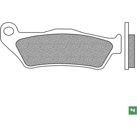 Plaquettes de frein avant Newfren KH181 (course sur terre) Brembo (1/4)