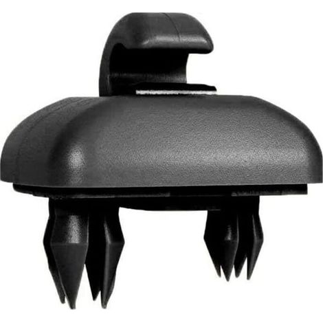 Lot de 1 clip de pare-soleil automatique Clip de pare-soleil, crochet de support de crochet de pare-soleil automatique pour Audi A1 A3 A4 A5 Q3 Q5 (8E0 857 562) A7 B6 B7 B8 S4 S5 (1/5)