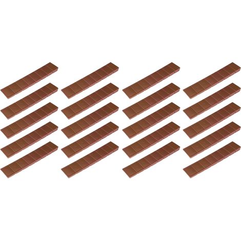 20x Cale auto cassante longueur 100mm couleur marron clair Coin de calage Réglage Bricolage Meuble Universelle (1/4)