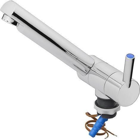 Rubinetto per acqua fredda beccuccio dritto 27 mm finitura cromata