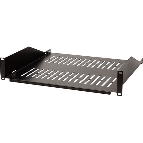 Ripiano per armadio rack LogiLink da 19", profondità 400 mm, montaggio frontale, 25 kg (1/5)
