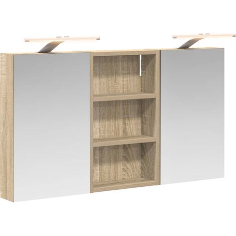 Maison Exclusive - Badezimmerschrank-Set 3 pcs 90 x 10,5 x 50 cm