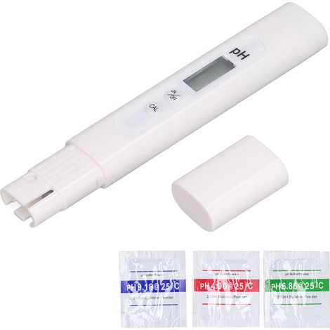Analyseur de pH numérique portable pour eau, haute précision, sensibilité élevée, stylo testeur digital à reconnaissance automatique (1/5)