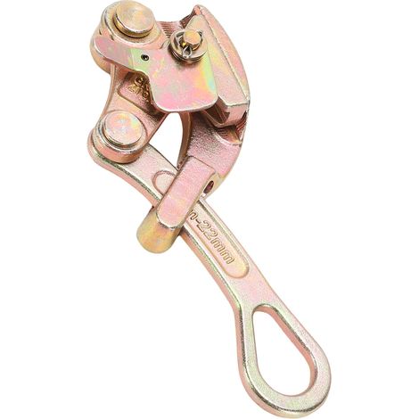 Pince à câble 2T avec mâchoire de traction, tendeur pour redresser fils métalliques 4-22mm, câbles en acier torsadés (1/5)
