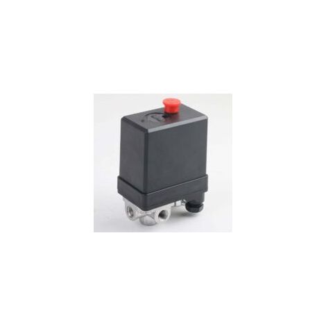 Válvula de control de presión para compresor de aire de 4 puertos, 240 V CA, 20 A, 175 PSI, 12 bar. - Fei Yu - Crezuo (1/4)