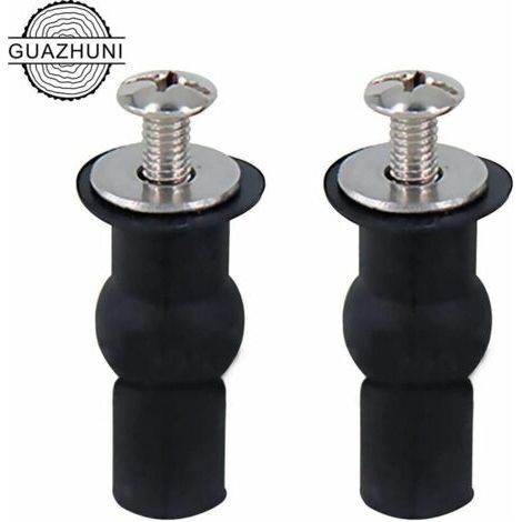 Fixations de charnières pour abattant WC, Accessoire de fixation pour abattant convient à toutes les toilettes (18 mm) (1/4)
