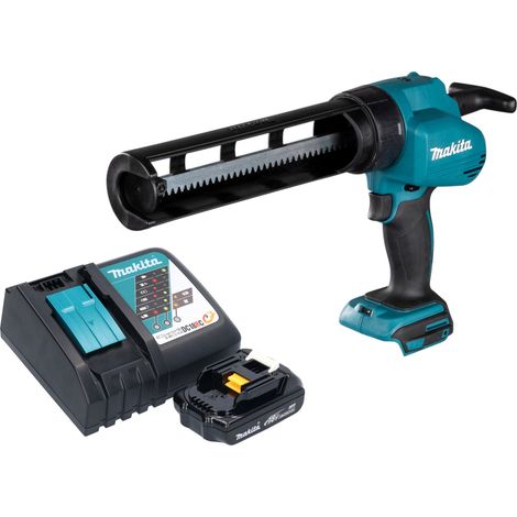 Makita DCG 180 RY1 Pistolet à cartouche sans fil 18 V + 1x batterie 1,5 Ah + chargeur