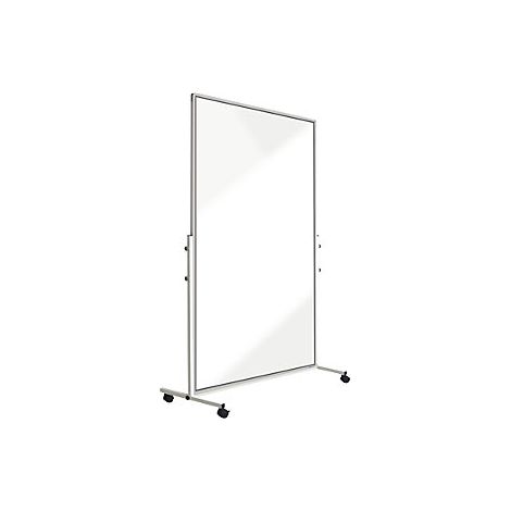 kaiserkraft 585289 Mobile Trennwand aus Acrylglas mit 4