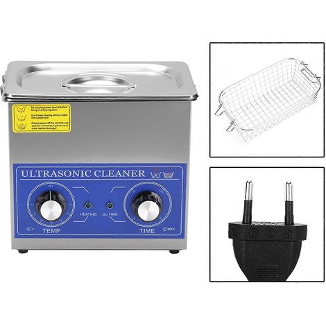 Mini-Ultraschallreiniger (3,2 l) mit mechanischem Timer und 120-W-Heizelement, professionelles Reinigungsgerät für kleine Räume (1/5)