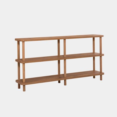 Raca Konsolentisch für Wohnzimmer und Eingangsbereich, 150x35x75cm, natürliches Holz (1/5)