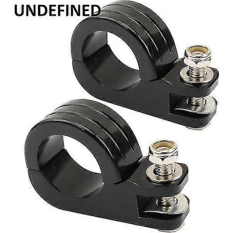 Motorrad-Fußrastenklemme 32 mm (1,25 Zoll) für Harley-Davidson Sportster, Dyna, Street Bob, Touring und Softail – Schwarz (1/5)