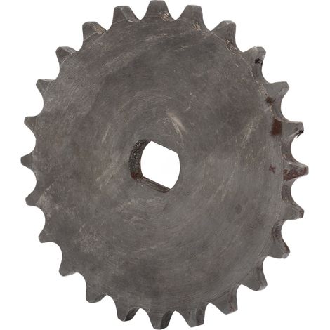Pignon moteur en acier au carbone 420 24T à trous en H, pignon de chaîne haute précision pour moteurs à balais et moteurs à centre brossé (1/5)
