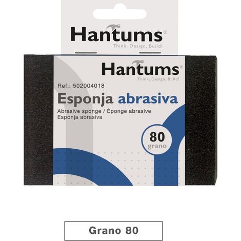 Éponge abrasive grain 80 pour ponçage