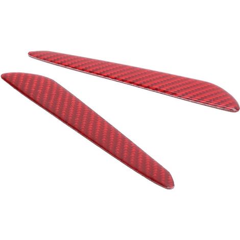 2 bandes anti-collision pour rétroviseurs latéraux en véritable fibre de carbone, universelles pour voitures