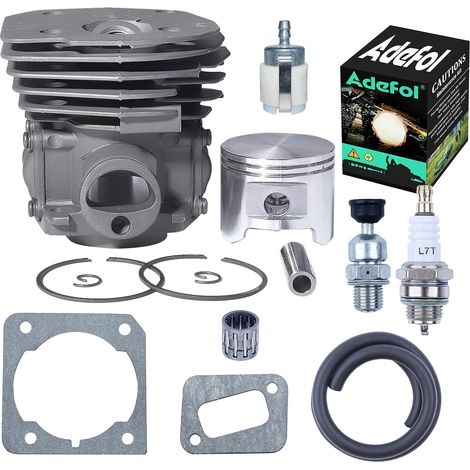 Piezas de motosierra LinDuxe 353 para Husqvarna 351, 350, 346XP, EPA 345 y 340 con kits de pistón de cilindro de gran diámetro de 45 mm, válvula de descompresión y línea de combustible.