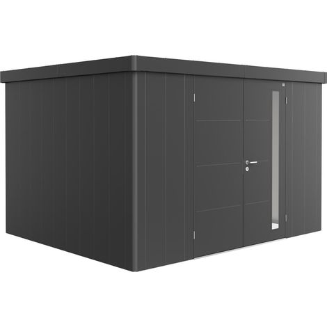 Gerätehaus Neo 3D Doppeltüre, dunkelgrau-metallic