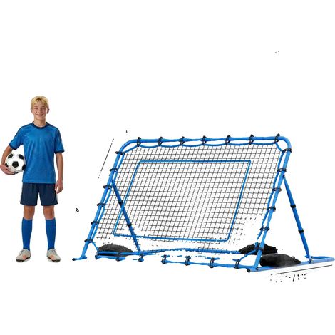 Filet de rebond de football, cadre durable, angles ajustables, 6 x 4 ft (1/2)