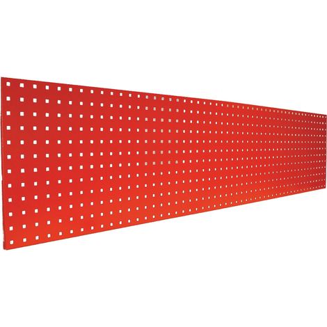 Panel herramientas rojo GR37, 2000x20x940mm Metalworks 856001177