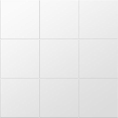 Autocollants muraux miroir carrés, 25 pièces, 15cm, carreaux auto-adhésifs, décor 3D pour acrylique, DIY bricolage (1/5)