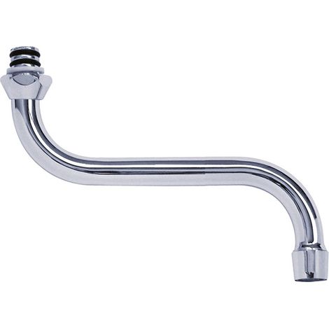 Canna per lavello a S con attacco 3/4″×18 mm 160 mm  Tecom