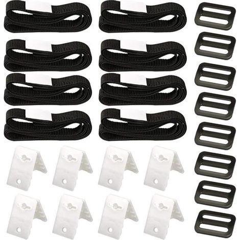 Universal pool solar cover reel kit with 8 straps, compatible with A217.