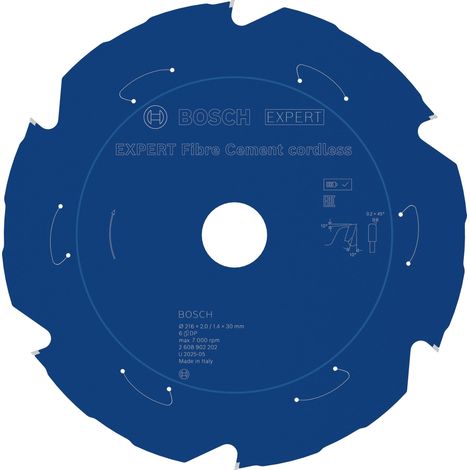 1x Lame de scie circulaire EXPERT Fibre Cement Cordless (1/5)
