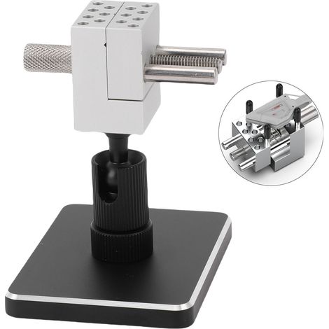 Mini étau pratique avec base détachable, étau de serrage portatif réglable pour le modélisme, les loisirs créatifs, la peinture et le maintien de pièces de bijoux (1/5)