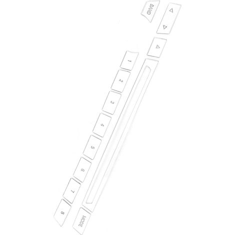 13 pièces autocollants protection bouton interrupteur voiture alliage aluminium remplacement pour X5 X6 2015-2018 (1/5)