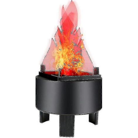 Lampe LED effet flamme, lampe de feu de camp artificielle, décoration de fête pour bar (1/5)