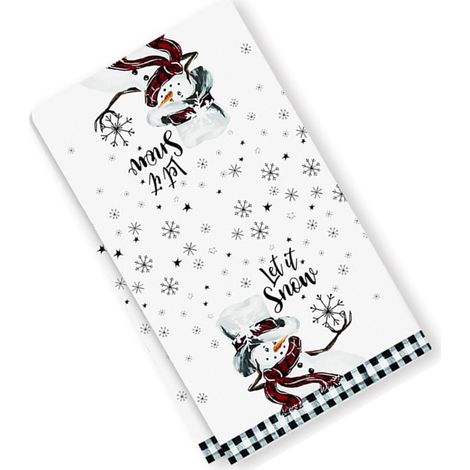 Torchons de cuisine de Noël à haute absorption en polyester robuste pour le nettoyage des festivals et décorations de vacances, chiffons de nettoyage sur le thème de Noël (1/5)