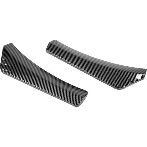 2 Stück Frontstoßstangenlippen-Winkelschutz links und rechts, langlebig, hochtemperaturbeständig, Lippensplitter in Carbonfaser-Optik (1/5)