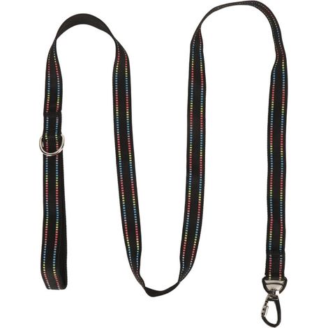 Jeffergarden Laisse chien fluorescente - Corde de traction sécurisée, verrouillage textile - Pour courses/camping (1/5)