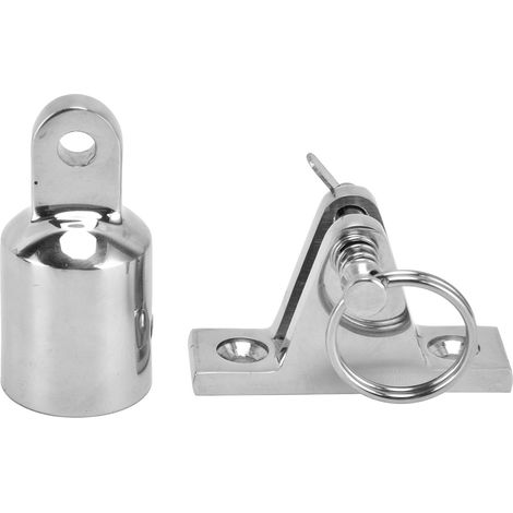 Bimini-Top-Montagezubehör, Scharnier aus Edelstahl 316, Deckösenstopfen, Befestigungsmaterial 22 mm