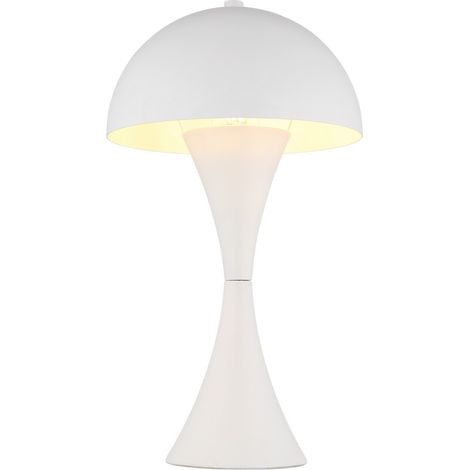 Globo - lámpara de mesa - DIMA - blanco - metal - Ø 20cm - E27 - (1/5)