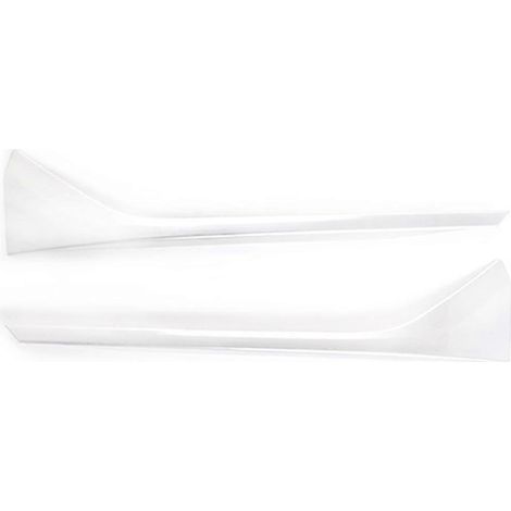 Cache antibrouillard avant, spoiler latéral et becquet pour BMW X1 2020-2022, argent (1/5)