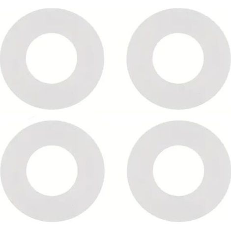 4 Pièces Joints d'Étanchéité en Caoutchouc de Silicone, Joint Chasse d'Eau WC Suspendu , Rondelles de Diaphragme en Caoutchouc pour Réparation de Soupape de Chasse d'Eau (1/4)