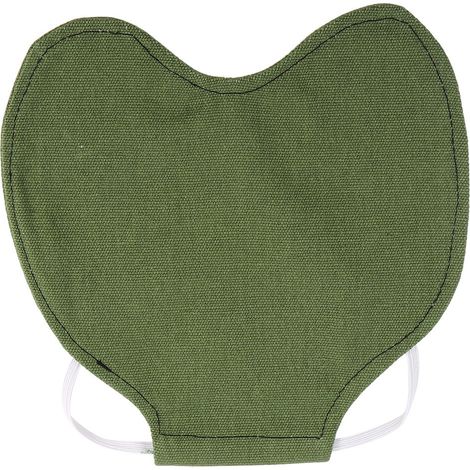 Protection pour plumes d'animaux, protection pour le dos et les ailes, tablier de selle pour poule, veste double couche, verte. (1/5)