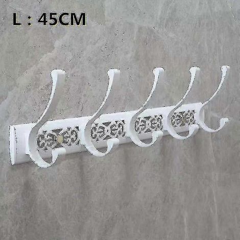 Crochet mural en aluminium spatial pour vêtements, crochet pour vêtements sans trou, cintre mural, porte-manteau, crochet arrière de porte